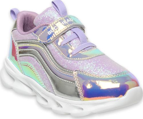 Buck4430 Glossy  ışikli Lila Kız Çocuk Spor Ayakkabı
