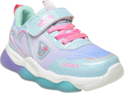 346.F25Y.215 Heart Filet Işıklı Phylon Mavi Çocuk Spor Ayakkabı