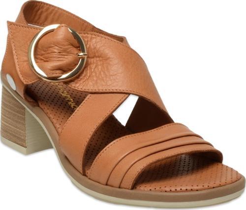 D25Ys-2605 Günlük Taba Kadın Sandalet