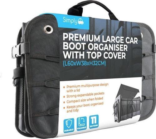 Premium Üst Kapakli Büyük Araba Bagaj Düzenleyici