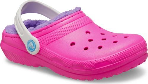 207010 Classic Lined Clog K Pembe Çocuk Terlik