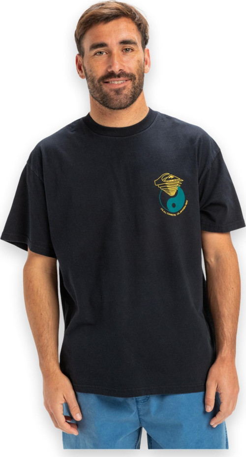 Eqyzt08033 Hw Hypnotic Wave Ss Siyah Erkek T-Shirt