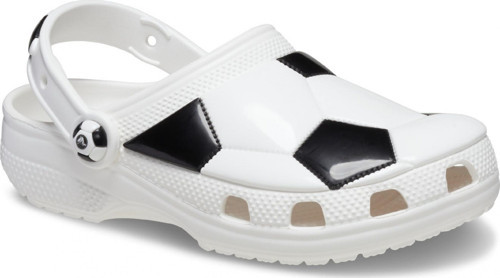 210157 Classic Soccer Ball Clog K Beyaz-Siyah Çocuk Terlik
