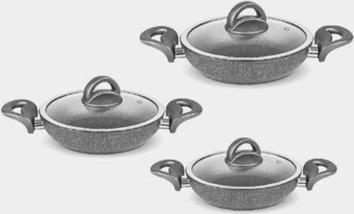 GRANİT OMLET SET GALAXY GRI