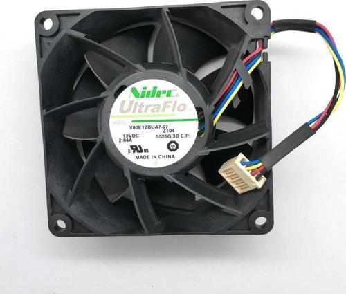  NIdec DC12V 2.84A 80x80x38MM bilgisayar sunucu soğutma fanı