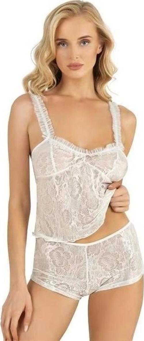 Miss Ekru Saten Şort Takımı 9221