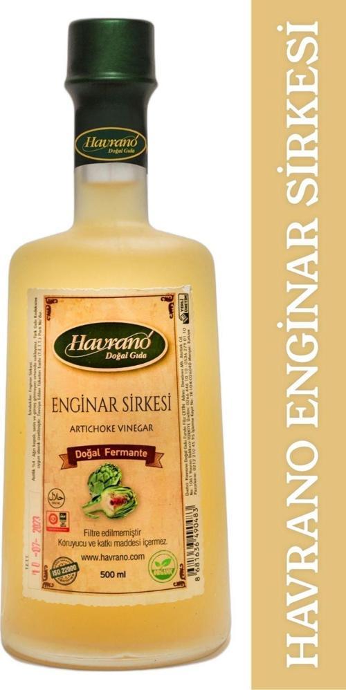 %100 Doğal Fermente Enginar Sirkesi 500 ml