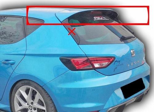 Seat Leon Mk3 Spoiler (Plastik)(Boyasız)