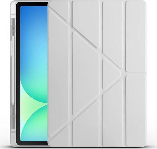 Galaxy Tab S10 FE Plus Kılıf Zore Tri Folding Kalem Bölmeli Standlı Kılıf