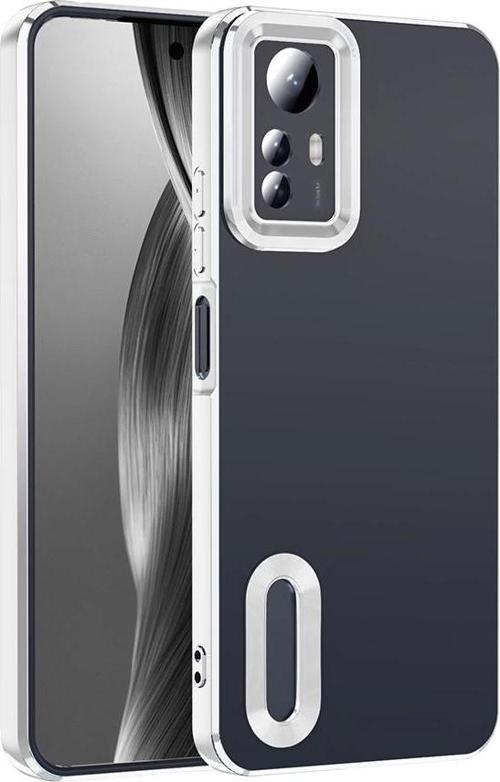 Xiaomi Redmi Note 12S Kılıf Kamera Korumalı Logo Gösteren Zore Omega Kapak