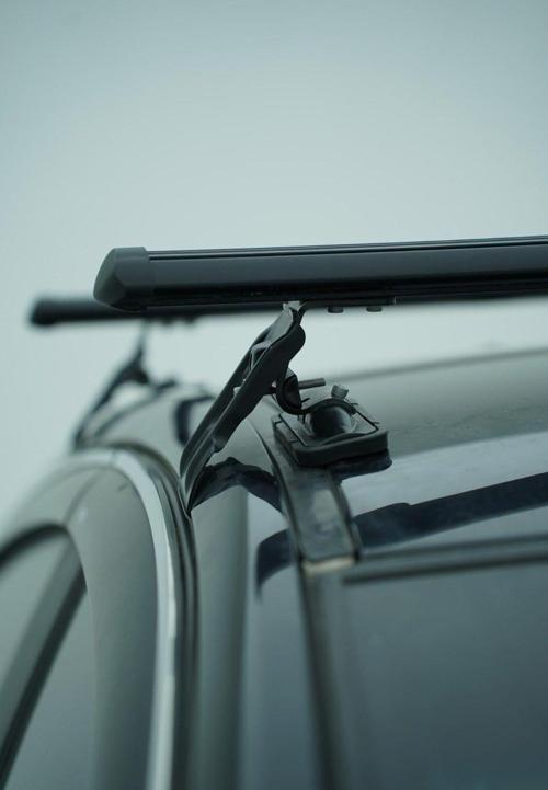 Mitsubishi L200 / Triton IV 2006-2015 Arası Turtle Mexfit Oluklu ara atkı tavan barı SİYAH