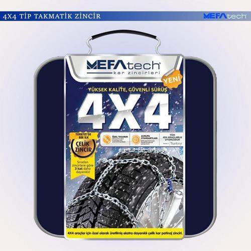 Mefatech Oto Lastik Kar Zinciri 275/45/R21 4x4 Tipi Takmatik Kolay Montaj Binek Suv Minibüs