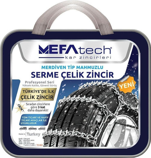 Kar Lastik Zinciri 185/55r14 Serme Merdiven Tipi Mahmuzlu Suv Minibüs