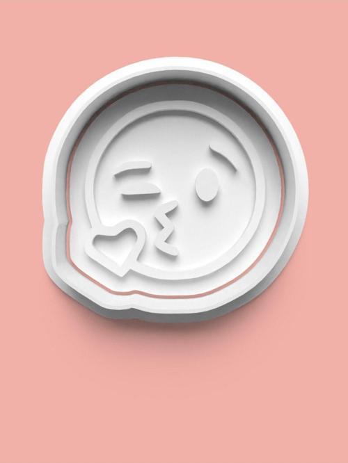 Emoji Surat İfadesi Kurabiye Kalıbı Ve Şeker Hamuru Kalıbı