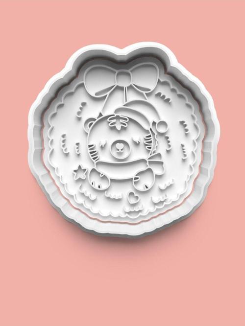 Sevimli Ayıcık Figürü Kurabiye Kalıbı Ve Şeker Hamuru Kalıbı