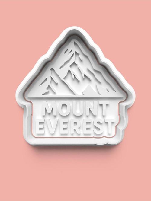 Everest Dağ Figürü Kurabiye Kalıbı Ve Şeker Hamuru Kalıbı