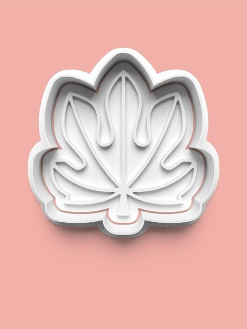 Yaprak Figürü Kurabiye Kalıbı Ve Şeker Hamuru Kalıbı