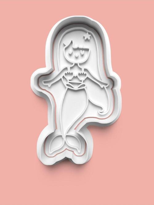 Deniz Kızı Kurabiye Kalıbı Ve Şeker Hamuru Kalıbı