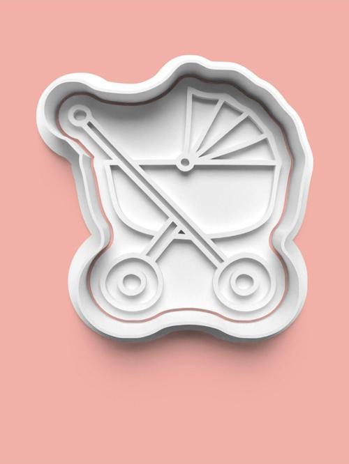 Bebek Arabası Kurabiye Kalıbı Ve Şeker Hamuru Kalıbı