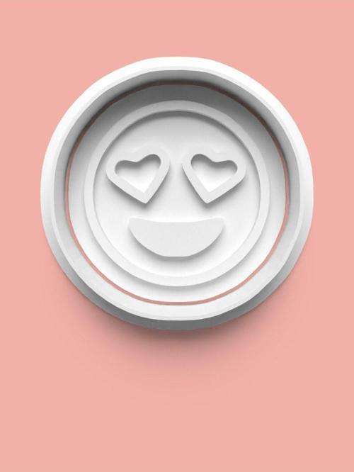 Emoji Surat İfadesi Kurabiye Kalıbı Ve Şeker Hamuru Kalıbı