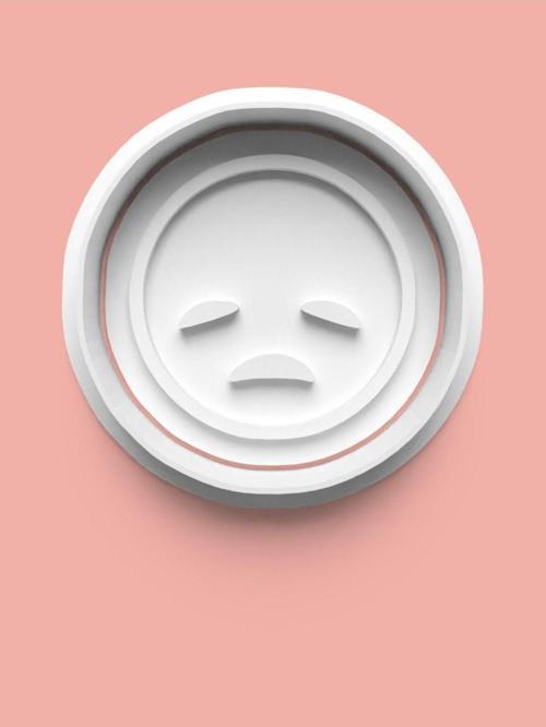 Emoji Üzgün Surat Kurabiye Kalıbı Ve Şeker Hamuru Kalıbı