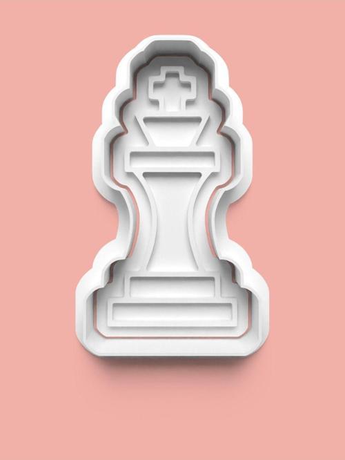 Satranç Şah Taşı Figürü Kurabiye Kalıbı Ve Şeker Hamuru Kalıbı