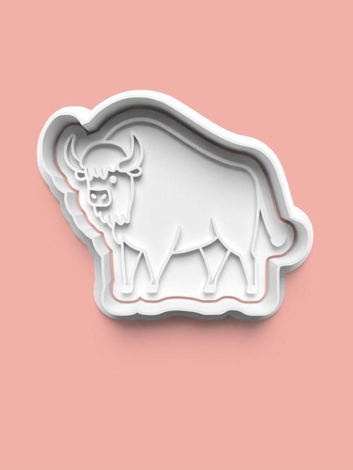 Boğa Figürü Kurabiye Kalıbı Ve Şeker Hamuru Kalıbı