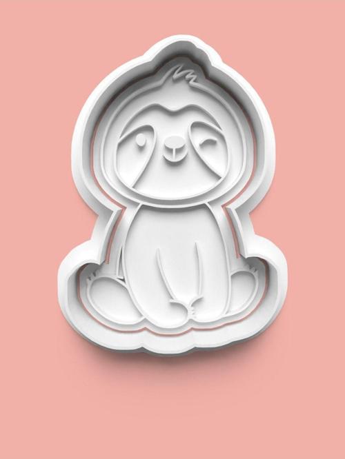 Tembel Hayvan Koala Figürü Kurabiye Kalıbı Ve Şeker Hamuru Kalıbı