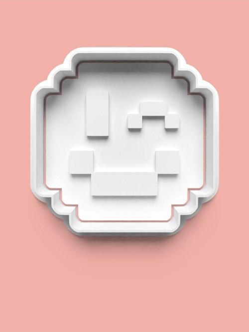 Pixel Kurabiye Kalıbı Ve Şeker Hamuru Kalıbı