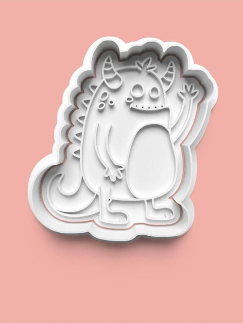 Canavar Figürü Kurabiye Kalıbı Ve Şeker Hamuru Kalıbı