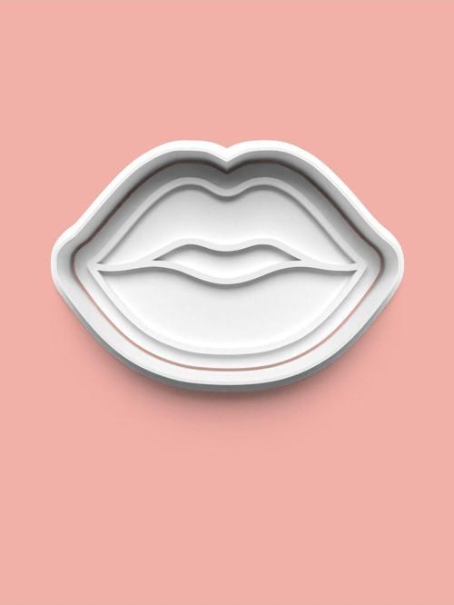 Dudak Figürü Kurabiye Kalıbı Ve Şeker Hamuru Kalıbı 0929-1