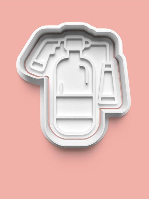 İtfaiye Tüpü Kurabiye Kalıbı Ve Şeker Hamuru Kalıbı