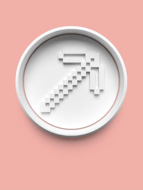 Minecraft Oku Kurabiye Kalıbı Ve Şeker Hamuru Kalıbı