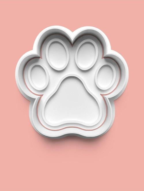 Köpek Patisi Kurabiye Kalıbı Ve Şeker Hamuru Kalıbı