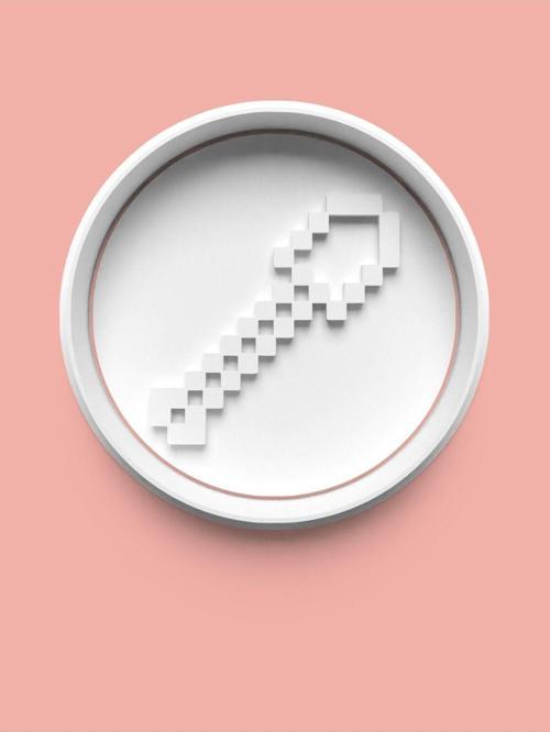 Minecraft Kılıcı Kurabiye Kalıbı Ve Şeker Hamuru Kalıbı