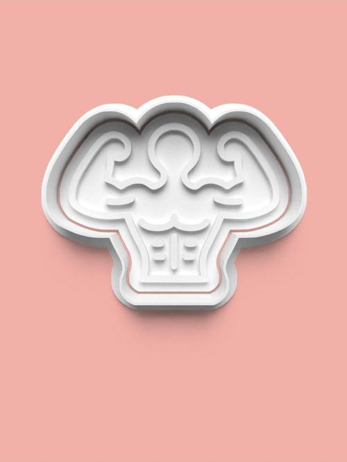 Gym Temalı Kurabiye Kalıbı Ve Şeker Hamuru Kalıbı