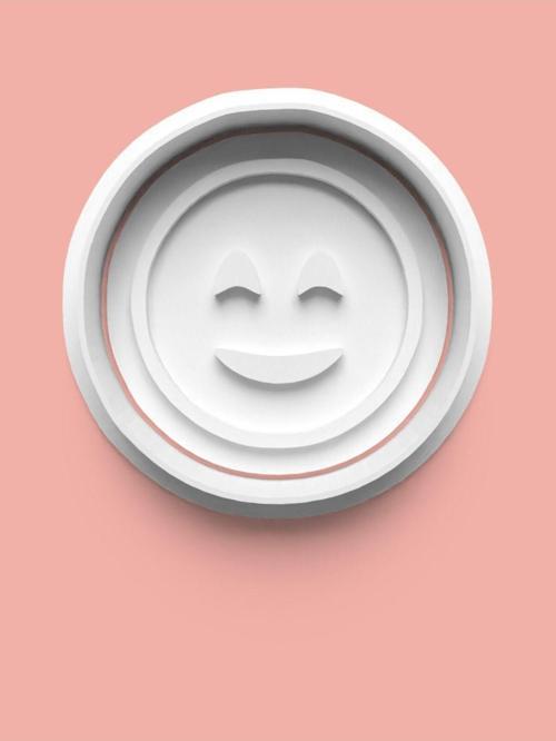 Emoji Surat İfadesi Kurabiye Kalıbı Ve Şeker Hamuru Kalıbı