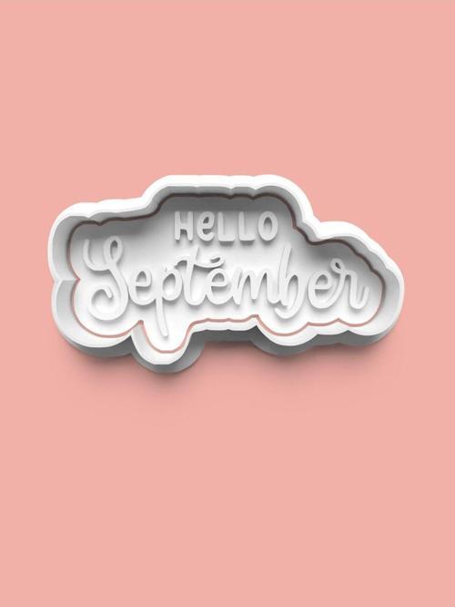 September Kurabiye Kalıbı Ve Şeker Hamuru Kalıbı 0538-9