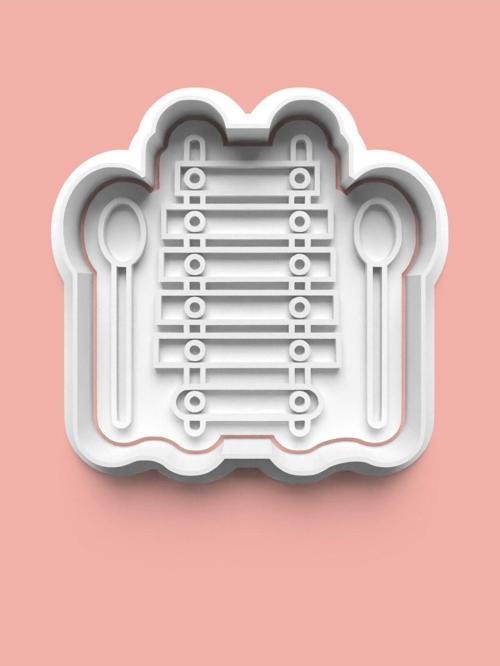 Ksilofon Figürü Kurabiye Kalıbı Ve Şeker Hamuru Kalıbı