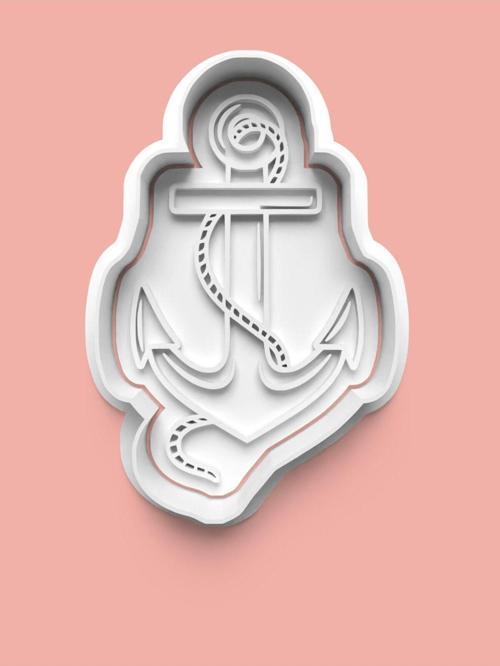 Gemi Çapası Kurabiye Kalıbı Ve Şeker Hamuru Kalıbı 0394-1