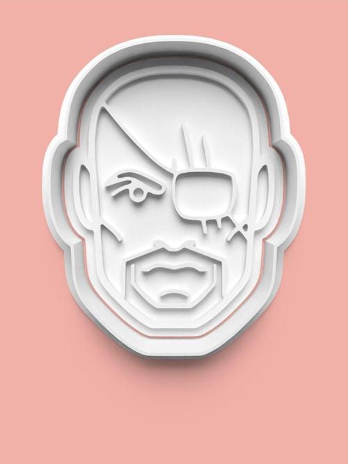 Nick Fury Figürü Kurabiye Kalıbı Ve Şeker Hamuru Kalıbı