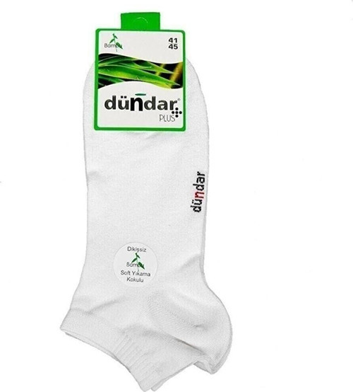 Erkek 12'Li Dikissiz Bambu Patik Çorap Solmayan Renkler