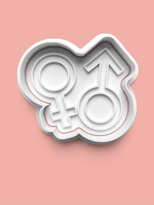 Erkek Ve Kadın Temalı Kurabiye Kalıbı Ve Şeker Hamuru Kalıbı