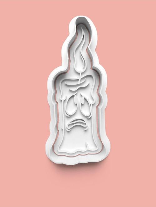 Mum Figürü Kurabiye Kalıbı Ve Şeker Hamuru Kalıbı