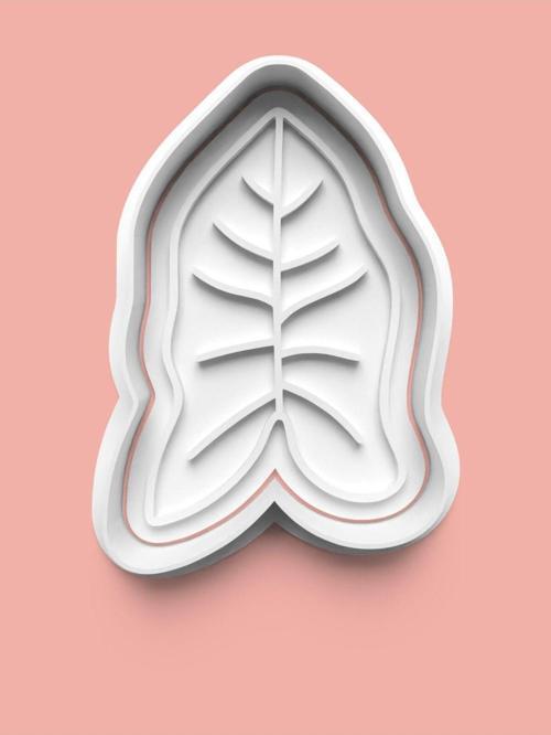 Yaprak Figürü Kurabiye Kalıbı Ve Şeker Hamuru Kalıbı