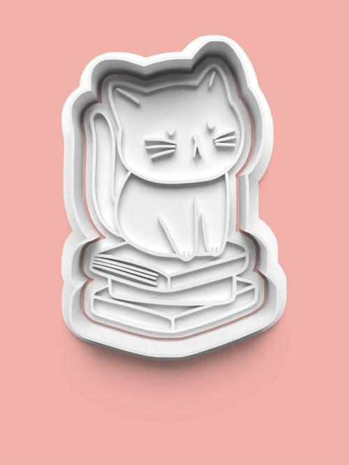 Sevimli Kedicik Kurabiye Kalıbı Ve Şeker Hamuru Kalıbı