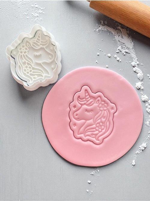 Unicorn Figürü Kurabiye Kalıbı Ve Şeker Hamuru Kalıbı 0868-1