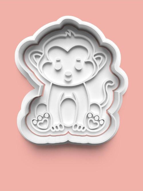 Yavru Maymun Kurabiye Kalıbı Ve Şeker Hamuru Kalıbı