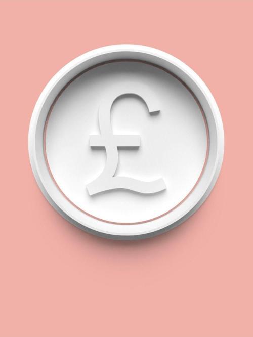 Pound Para Birimi Figürü Kurabiye Kalıbı Ve Şeker Hamuru Kalıbı 0432-1