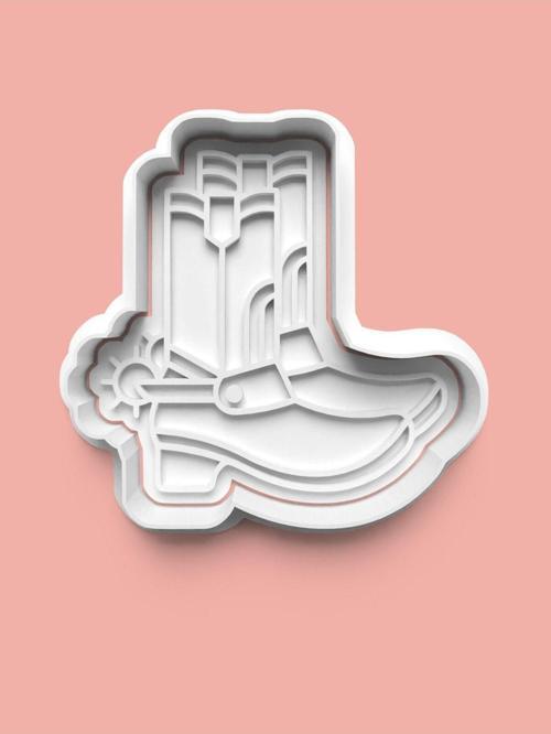 Kovboy Çizmesi Kurabiye Kalıbı Ve Şeker Hamuru Kalıbı